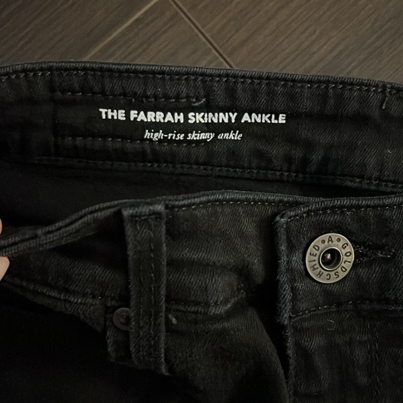 AG Farrah High Rise Raw Hem Ankle Skinny Jeans, 24R - Picture 4 of 8